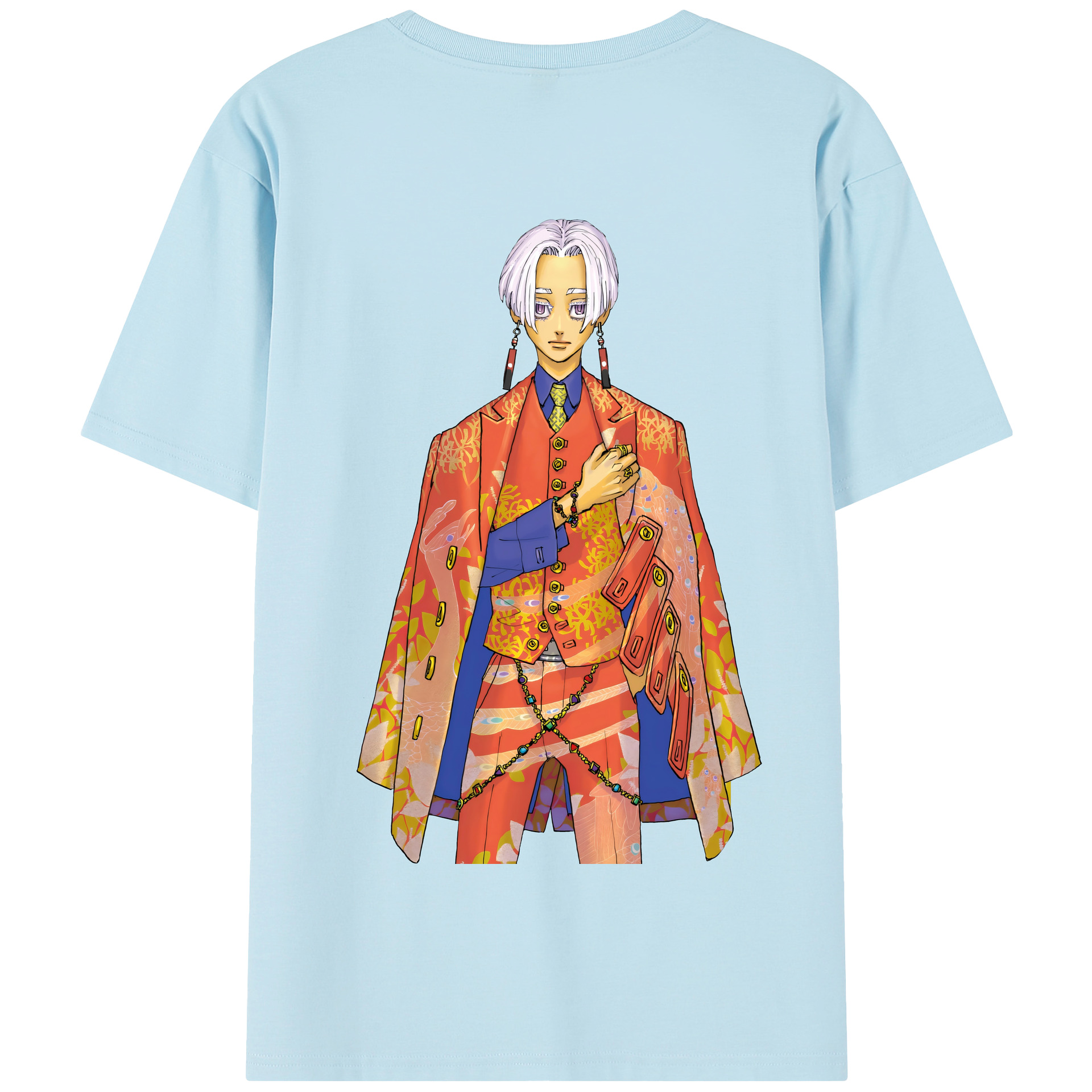 （画像用） 東京リベンジャーズ Tokyo Revengers 綿100％半袖Tシャツ（背面プリント）